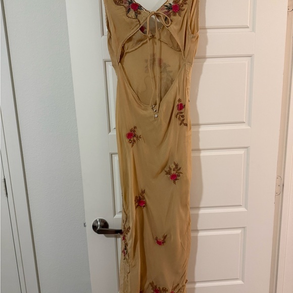 Free People Cream Floral Midi Dress, meet again - Picture 6 of 9